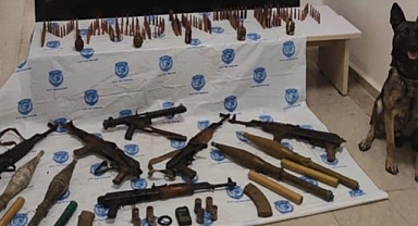 Terör operasyonu: Silah ve mühimmat ele geçirildi