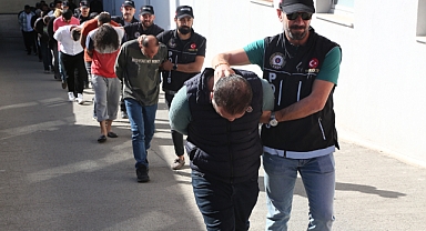 Uyuşturucu satıcılarına yönelik operasyon! 18 gözaltı