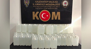 350 litre kaçak alkol ele geçirildi