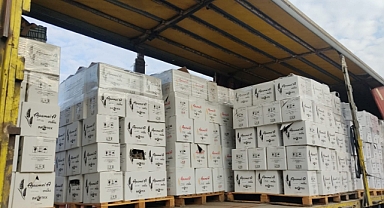 5 tır dolusu kaçak içki imha edildi