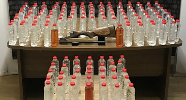 72 litre sahte alkol ele geçirildi!