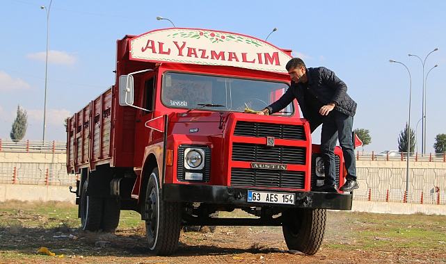 “Al Yazmalım” kamyonu Şanlıurfa’da büyük ilgi gördü
