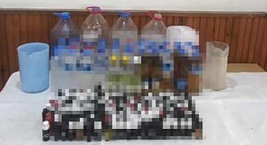 Bin 71 litre sahte ve kaçak alkol ele geçirildi