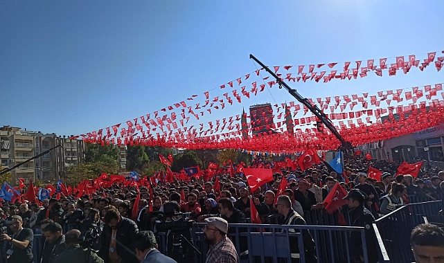 Cumhurbaşkanı Erdoğan miting vereceği alan doldu