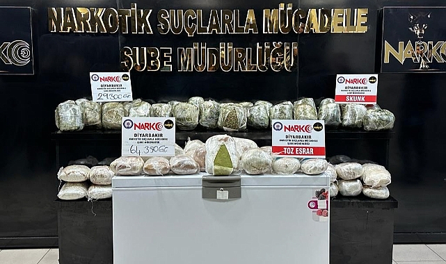 Derin dondurucu ile 93 kilo uyuşturucu sevkiyatı! 1 tutuklama