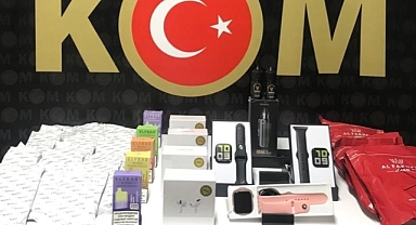 Gümrük kaçağı birçok ürün ele geçirildi