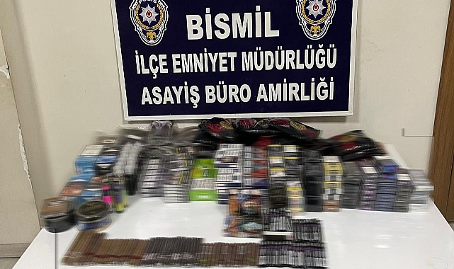 Huzur uygulaması: Silah ve bandrolsüz tütün ele geçirildi