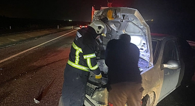 İki otomobilin çarpıştığı kazada 4 kişi yaralandı