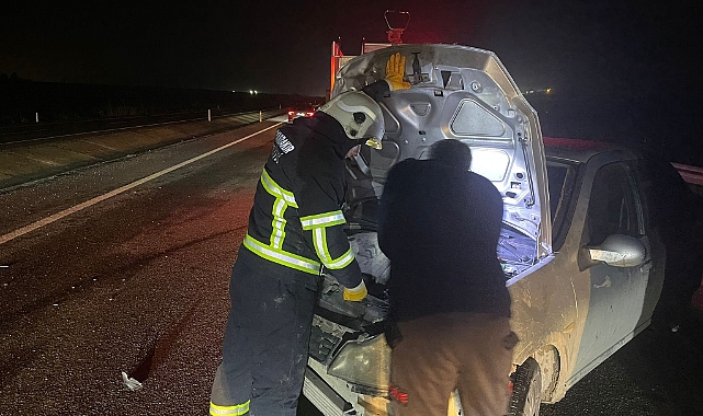 İki otomobilin çarpıştığı kazada 4 kişi yaralandı