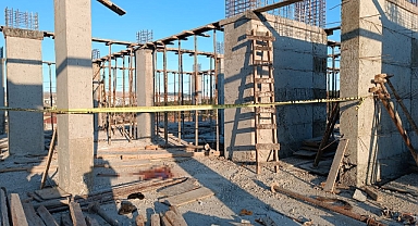 İnşaat kolonundan düşen usta hayatını kaybetti