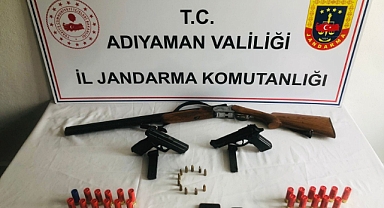 Jandarma ekiplerinden silah operasyonu
