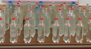 Jandarma sahte alkol ele geçirdi