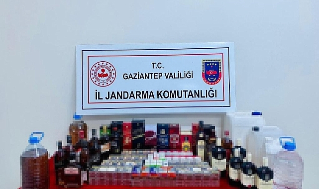 Jandarmadan sahte alkol operasyonu