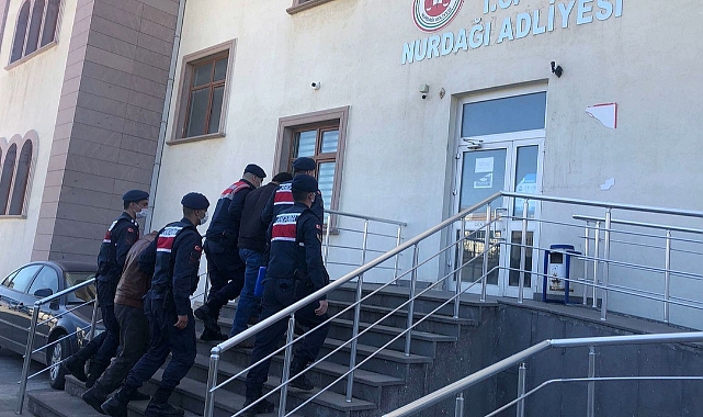Jandarmanın yakaladığı hırsızlık şüphelisi 18 şahıs tutuklandı