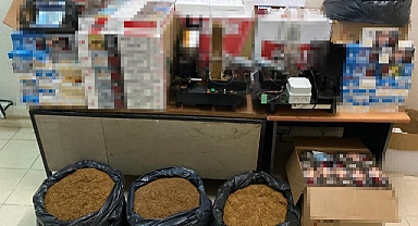 Kaçak tütün ve makaron operasyonu