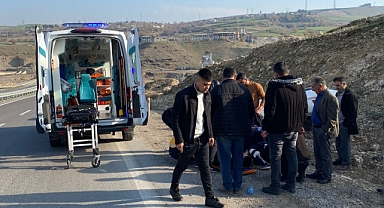 Kontrolden çıkan otomobil takla attı: 1 yaralı