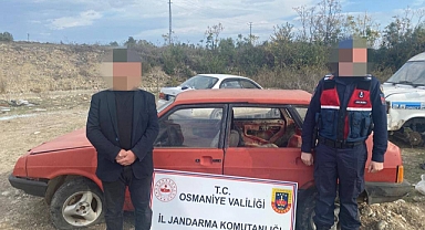 Oto hırsızları jandarma tarafından yakalandı