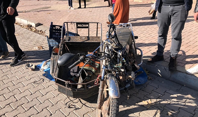 Otomobil ile motosiklet çarpıştı: 1 yaralı