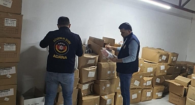 Piyasa değeri 7 milyon lira olan taklit ayakkabı ele geçirildi