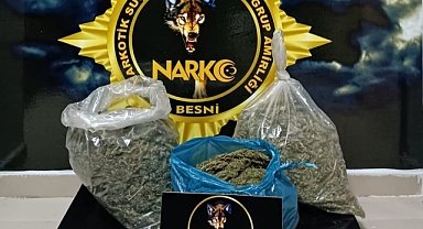 Polisten kaçan şüpheli araçtan 5 kilogram esrar çıktı