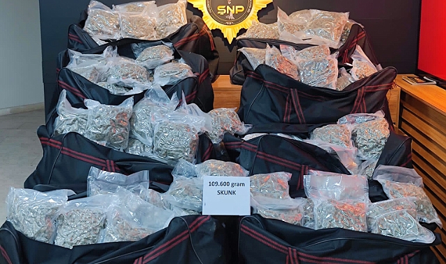 Şanlıurfa’da 109 kilo uyuşturucu ele geçirildi