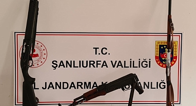 Şanlıurfa’da silah kaçakçılarına darbe