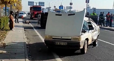 Şanlıurfa karayolunda feci kaza! 2 yaralı