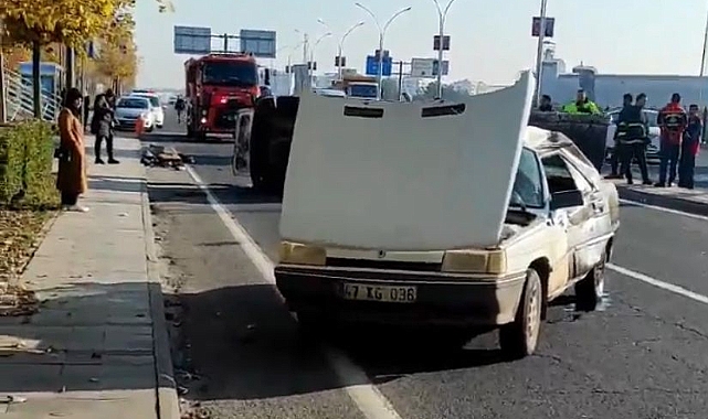 Şanlıurfa karayolunda feci kaza! 2 yaralı
