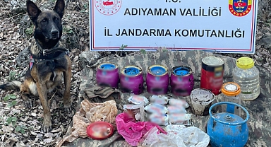 Teröristlere ait erzak ve lojistik malzeme ele geçirildi