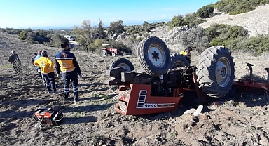 Traktörün altına kalan sürücü hayatını kaybetti