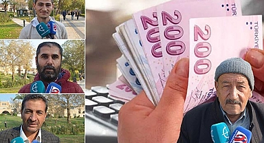 Urfalı vatandaşların asgari ücret yorumu