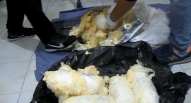 Yağ tenekesi içinde 7 kilo uyuşturucu ele geçirildi