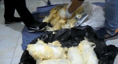 Yağ tenekesi içinde 7 kilo uyuşturucu ele geçirildi