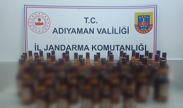 Yolcu otobüsünde kaçak alkol ele geçirildi