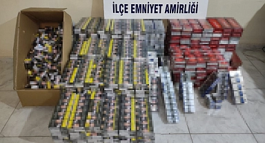 3 bin 750 paket gümrük kaçağı sigara ele geçirildi