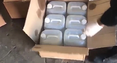 300 litre etil alkol ele geçirildi