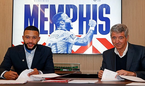 Atletico Madrid, Depay'ı kadrosuna kattı