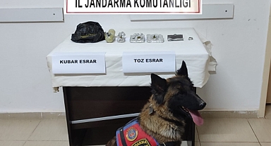 Bahçeye gömülü uyuşturucu ele geçirildi