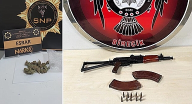 Birecik'te uzun namlulu silah ele geçirildi!