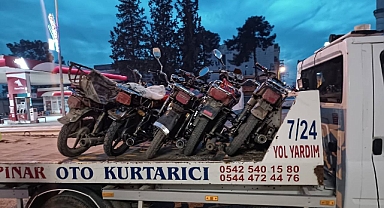 Ceylanpınar'da motosiklet sürücülerine ceza yağdı
