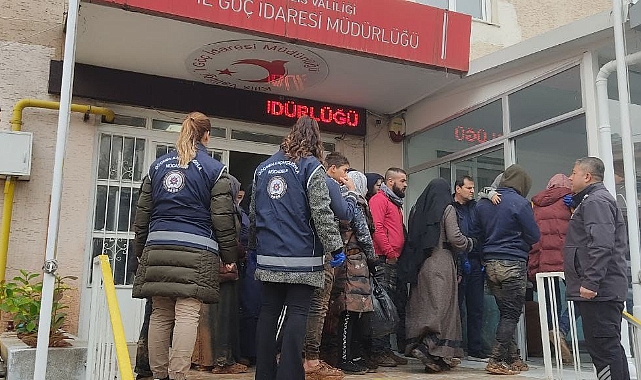 Düzensiz göçmen operasyonu 10 yakalanma