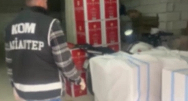 Gaziantep'te depolara makaron baskını