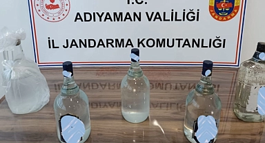 Jandarma sahte içki ele geçirdi
