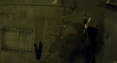 Kablo hırsızı bekçilere yakalandı