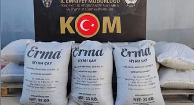 Kaçak çay operasyonu!