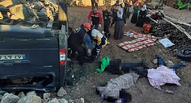 Kamu çalışanlarını taşıyan araç şarampole uçtu: 6 ölü, 5 yaralı