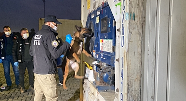 Mersin Limanı'nda 45 kilo kokain ele geçirildi