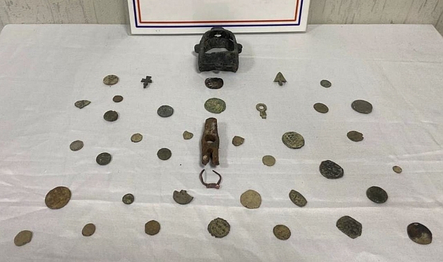 Roma ve Bizans dönemine ait sikke ele geçirildi