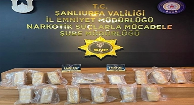 Urfa'da durdurulan araçta esrar ele geçirildi