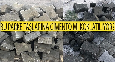 Viranşehir Belediyesi parke taşlarını evde mi yapıyor!